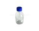 Fles, laboratorium, 500ml, GL45, incl. blauwe dop en gietring