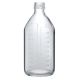 Fles, infuus, 1.000ml, 38mm mond, glas, helder, VE= 14